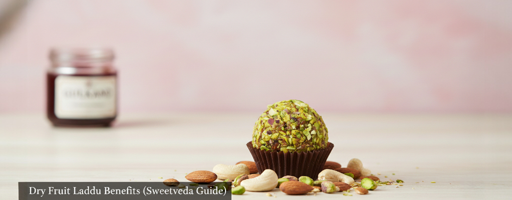 Dryfruit Laddu with Gulkand