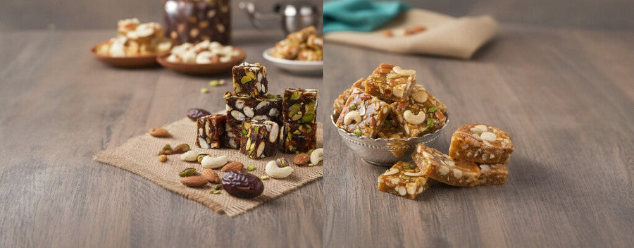 Khajur Pak vs Dry Fruit Chikki – Why They’re the Same but Different