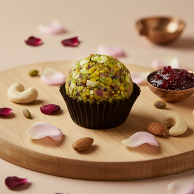 Gulkand Dryfruit Laddu (Pista Ball)