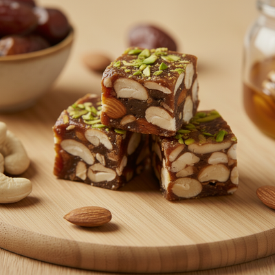 Dryfruit Delight Dates (Khajur Pak) - No Added Sugar