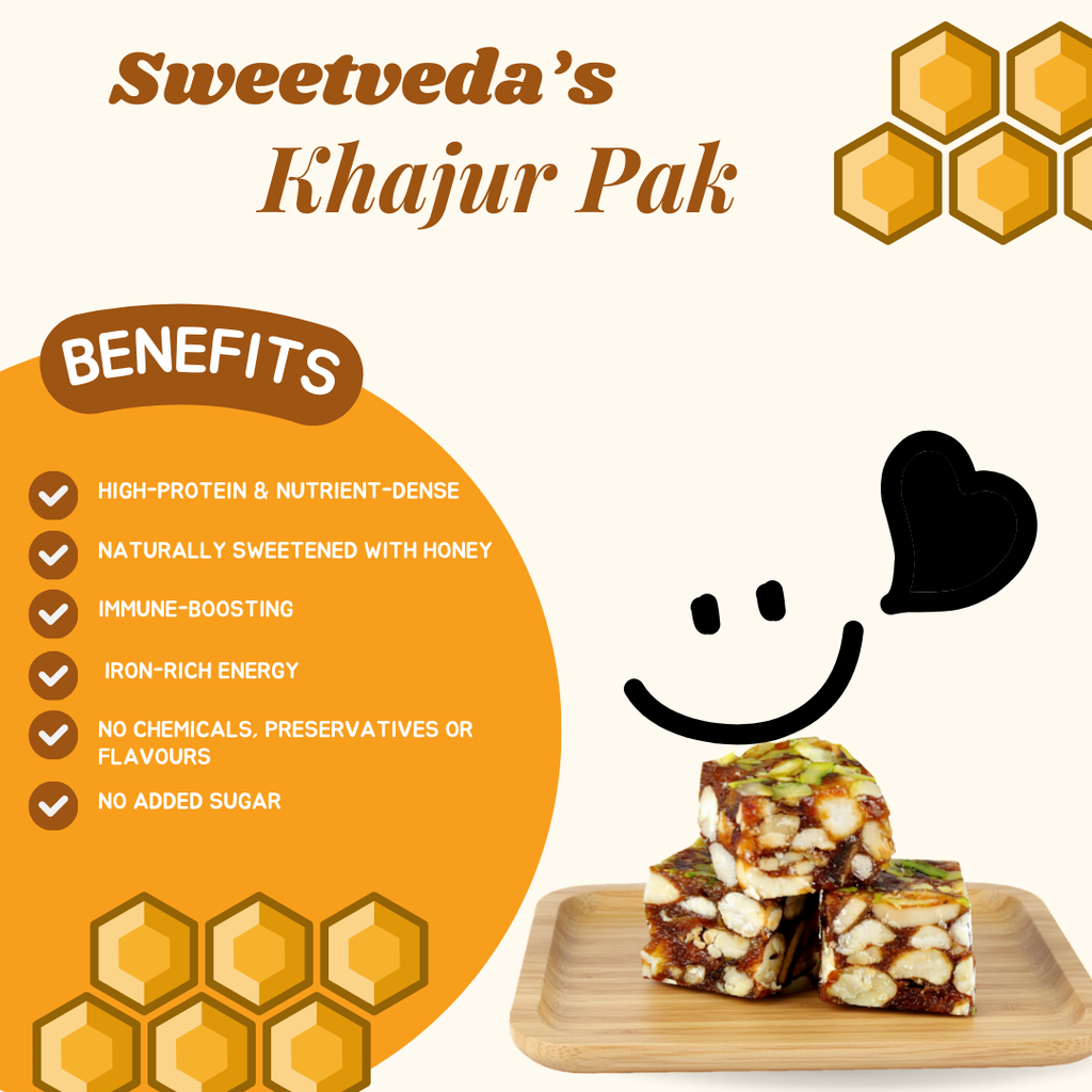 Dryfruit Delight Dates (Khajur Pak) - No Added Sugar