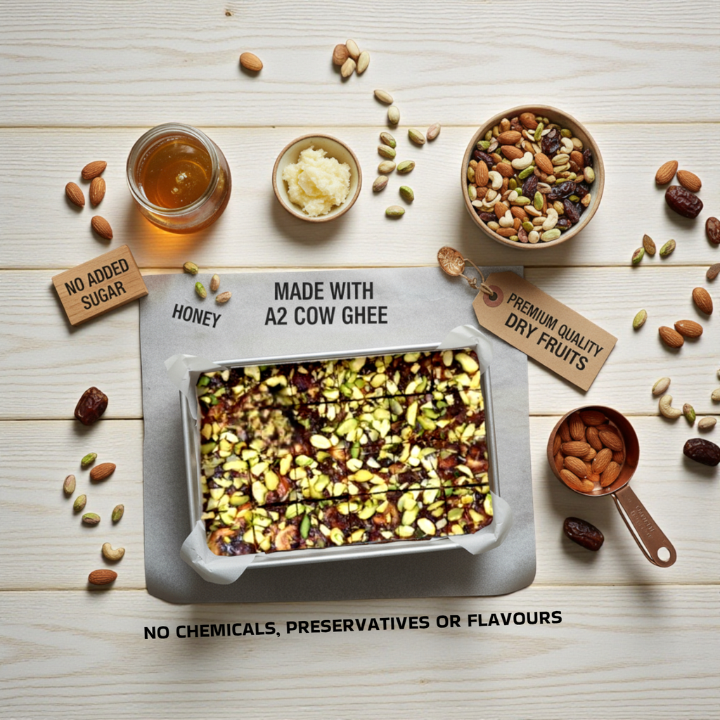 Dryfruit Delight Dates (Khajur Pak) - No Added Sugar