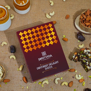 Buy sugar-free dryfruit chikki online from SweetVeda